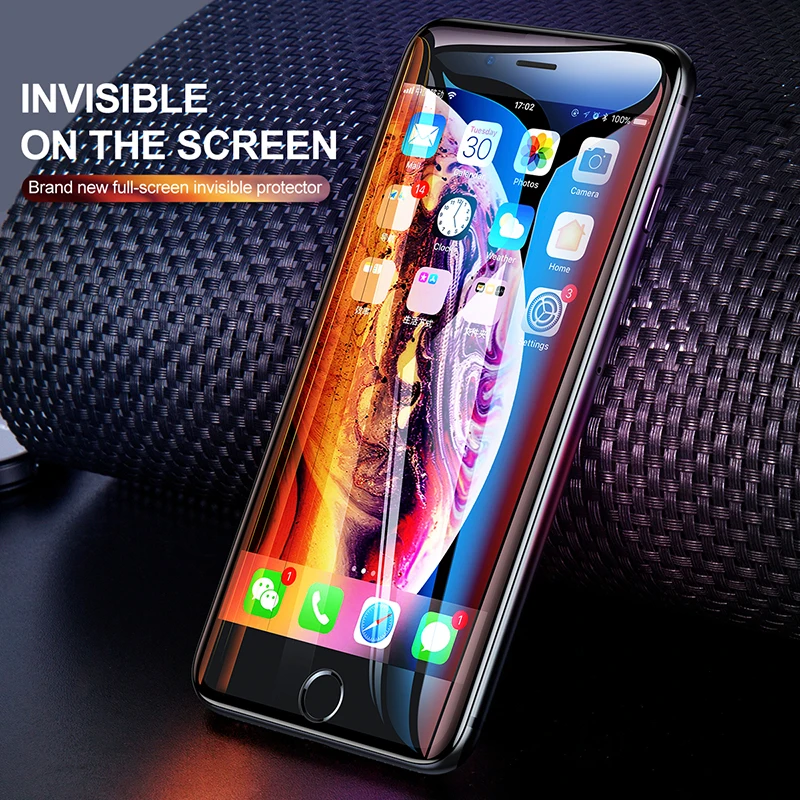 Защитное стекло Baseus для iPhone 7 7 Plus 0,3 мм Полное покрытие экрана протектор для iPhone 8 8 Plus 6 6s Plus закаленное стекло