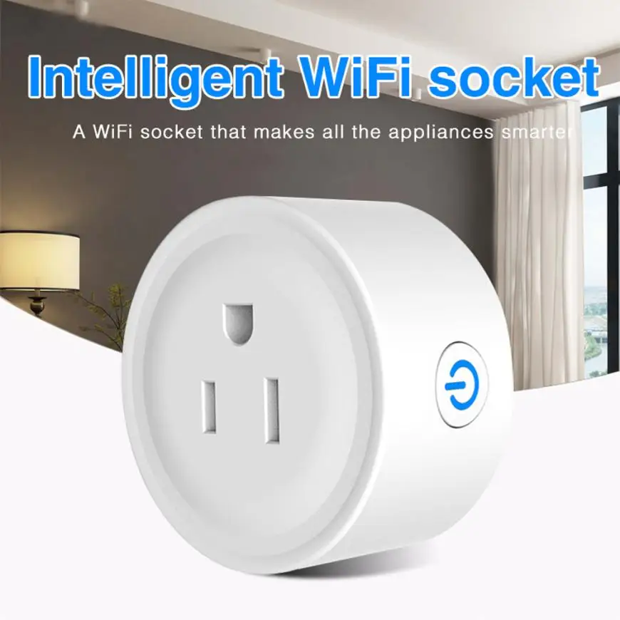 WiFi Smart Plug Переключатель синхронизации Голосовое управление работа с Amazon Alexa Echo M29