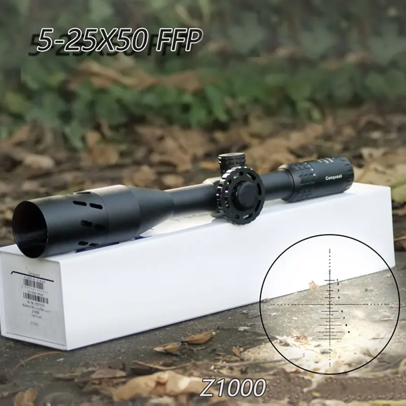 

Carl Zeiss Conquest Z1000 5-25X50 FFP Hunting Scopes First Focal Plane Reticle Tactical Riflescope With Red/Green Illuminated