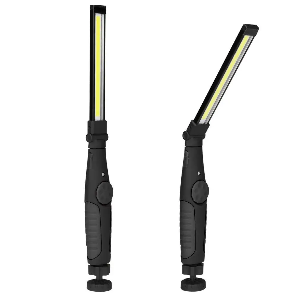 Rotatable COB Handheld Stepless Dimmable Folding Work Light USB Rechargeable Night Lights Lamp Portable Working Flashlight