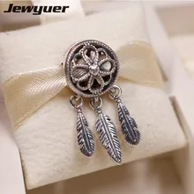 

2018 Summer Spiritual Dream Catcher Dangle Charms 925 Sterling Silver Fit charm beads pendants bracelets DIY Making Jewelry
