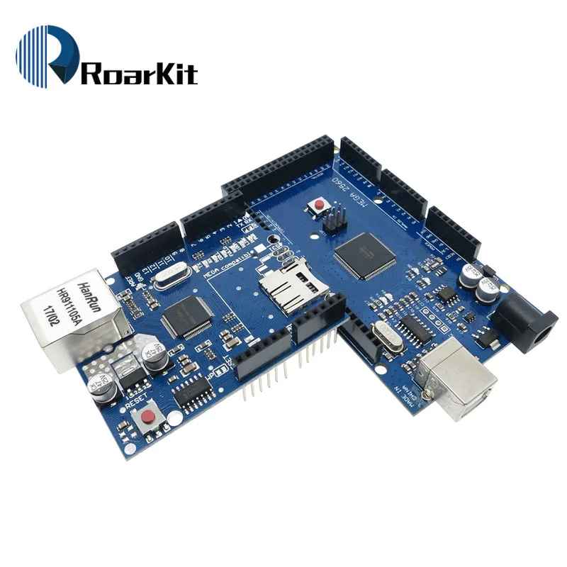 Сетевая плата расширения UNO Ethernet W5100 sd карта для arduino с Mega 2560 R3 Mega2560 REV3|shield for arduino|uno