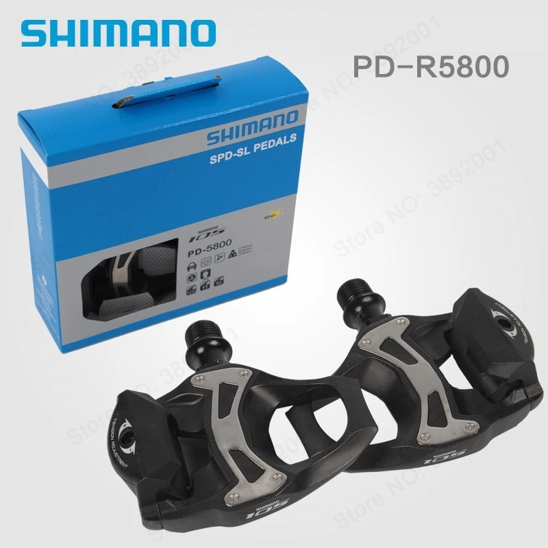 

New 105 PD 5800 Self-Locking SPD Pedals for Bicycle Racing Road Bike Pedal with SH11 Cleats