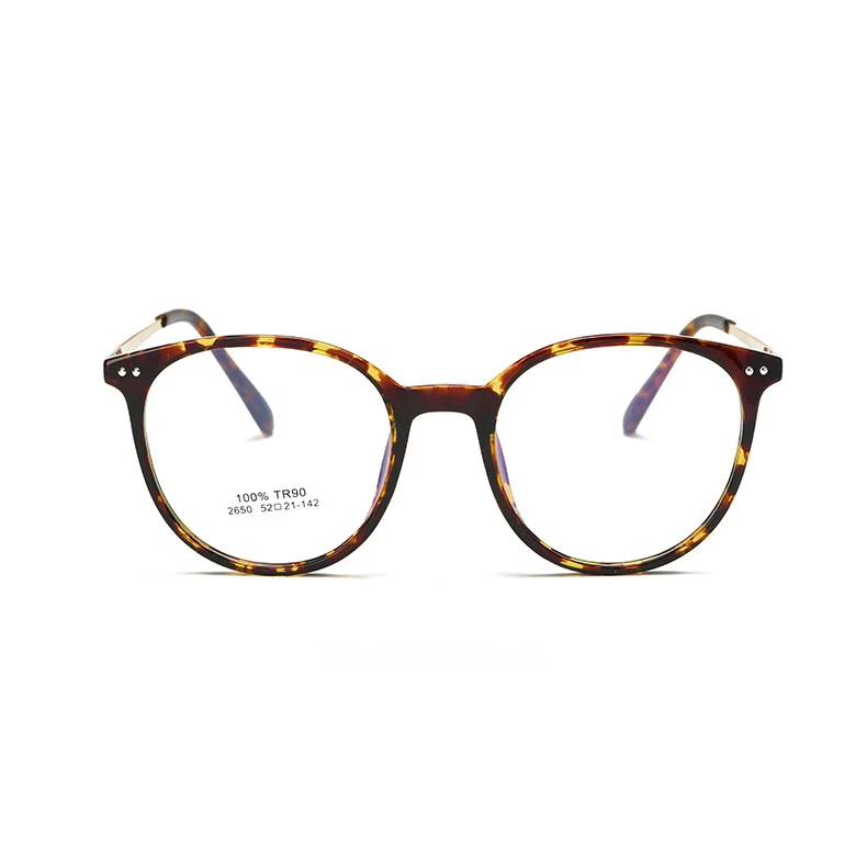 Мужские Оптические очки в оправе корейские компьютерные прозрачные круглые по