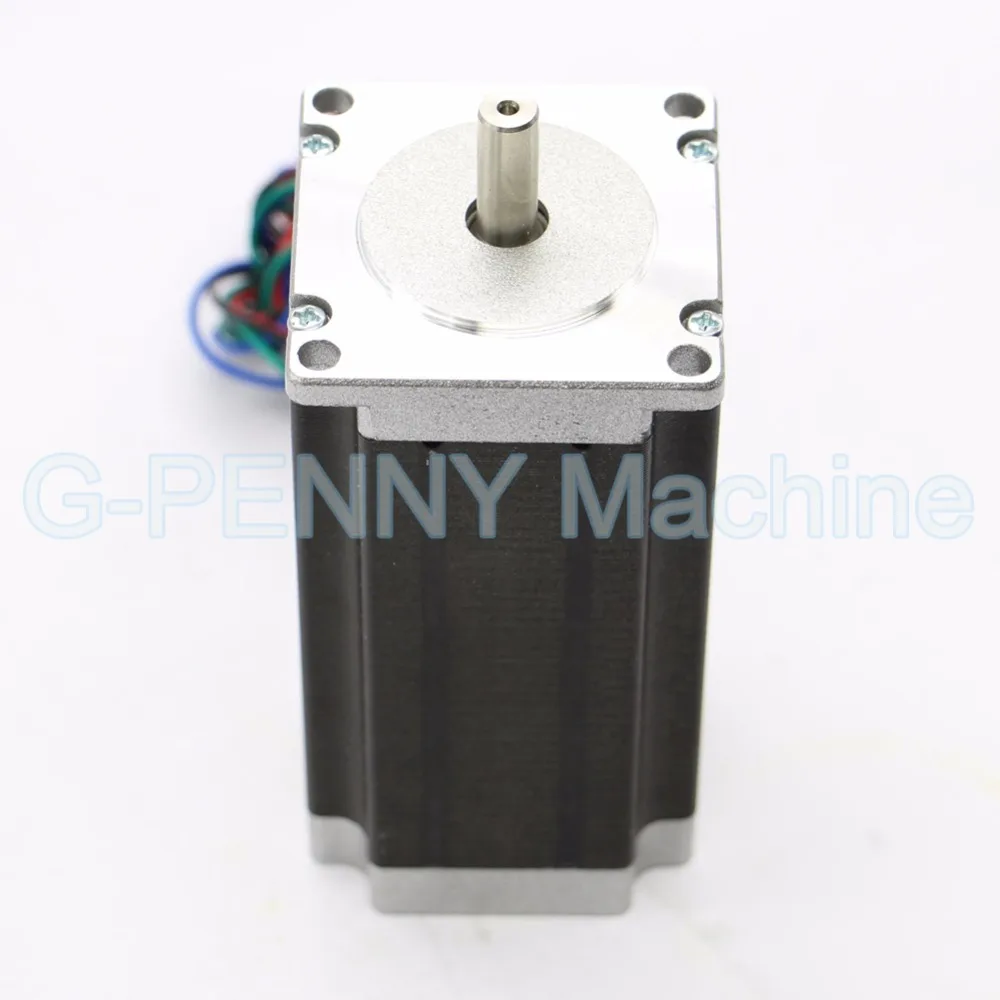Цена NEMA23 шаговый двигатель с ЧПУ 57x112 мм Nema23 3N. m 3A 4.2A D = 8 мм 428Oz in для 3D принтера ЧПУ лазерная резка гравировка фрезерный станок