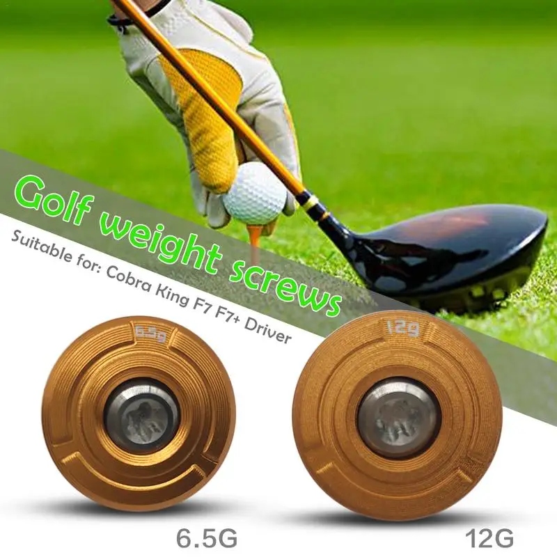 

Golf Weight For Cobra King F7 F7+ Driver Head Gravity (CG) Settings 6.5g 12g Outdoor Sports Golf Accessories