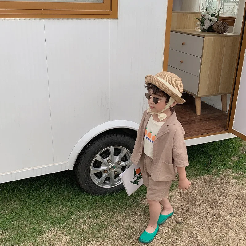 الكورية نمط 2019 الأزياء الفتيان القطن الكتان مجموعة ملابس الاطفال كل مباراة واحدة الصدر قميص و السراويل 2 قطعة الكورية نمط 2019 الأزياء الفتيان القطن الكتان مجموعة ملابس الاطفال كل مباراة واحدة الصدر قميص و السراويل 2 قطعة