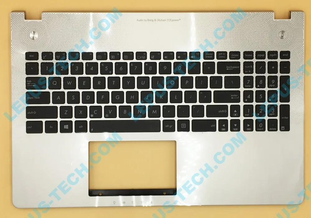 

English US keyboard for ASUS N56 N56V N56VB N56VJ N56VM N56VV N56VZ US Layout keyboard With Silver C Cover PalmRest