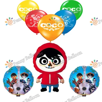 

New Coco Foil Balloons Baby Shower Happy Birthday Party Decoration Coco Latex Balloon Globos