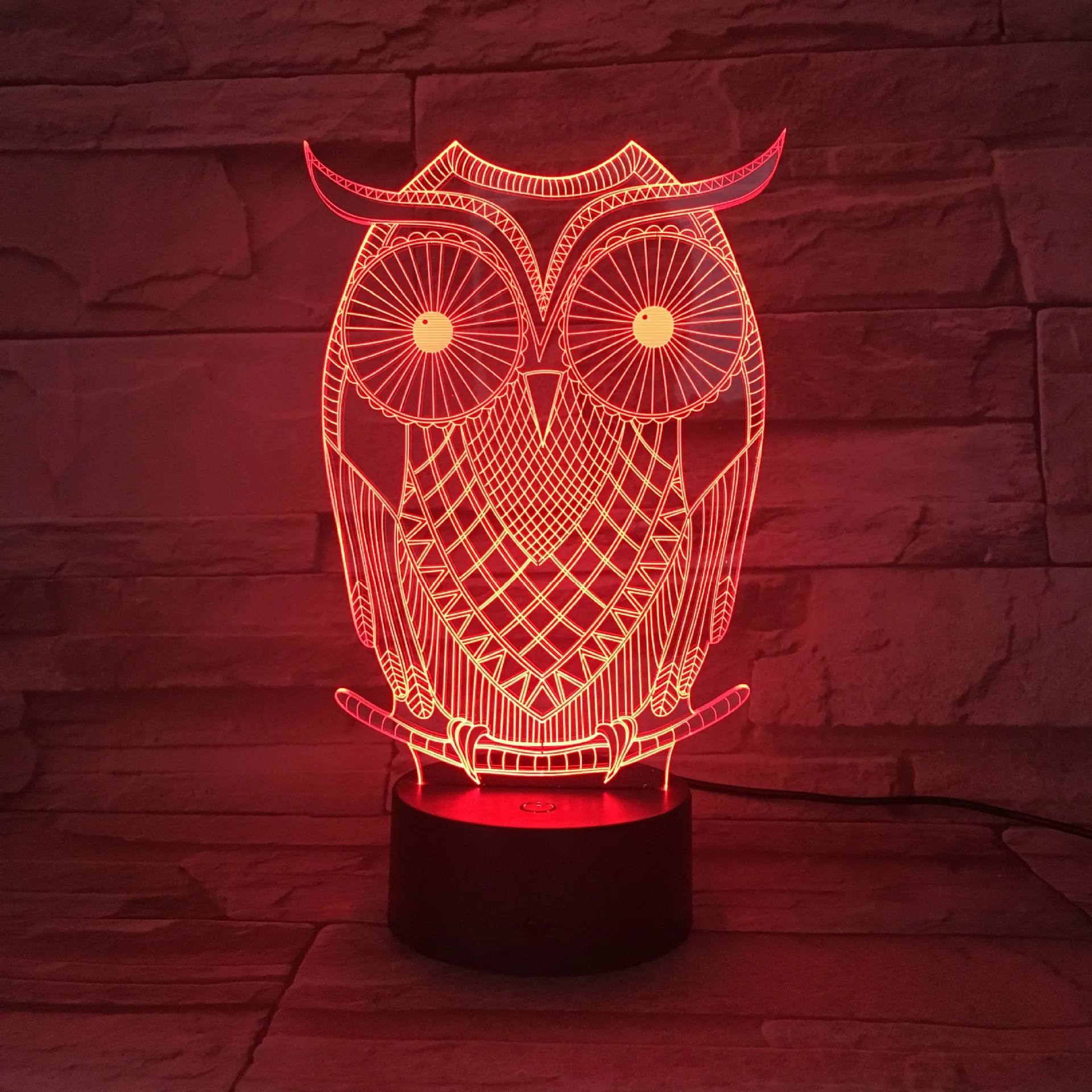 Lamparas De Mesa абажур для настольных ламп акриловый 3d ночник детской комнаты Usb