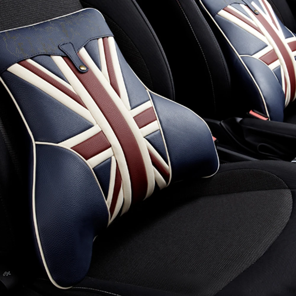 Подушка для сиденья BWM Mini Cooper JCW подставка под поясницу из хлопка и пены с эффектом