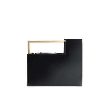 

New 2019 lady slant straddle bag early spring niche designer minimalist hardware fashion brand shoulder women bag