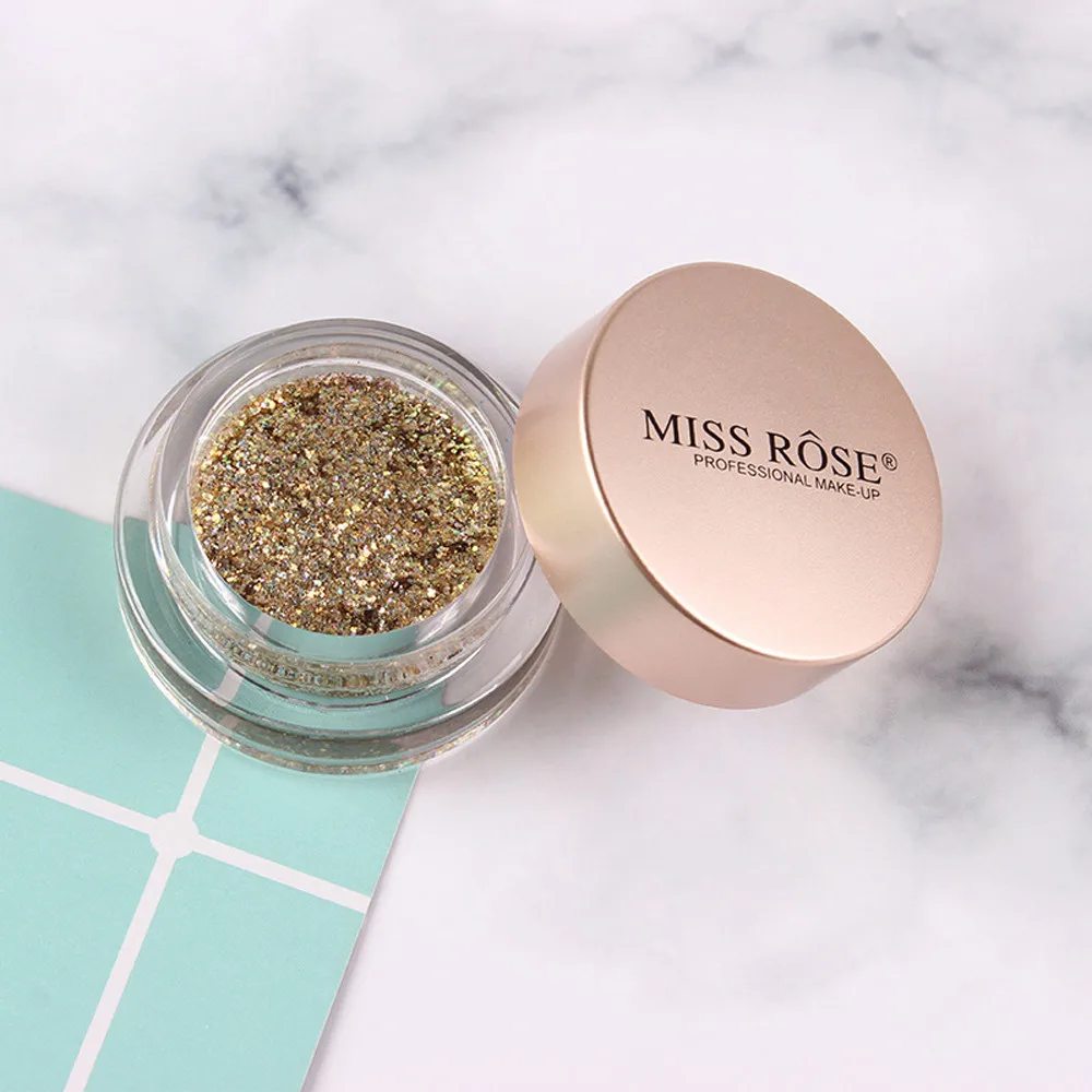 MISS ROSE Shimmer Блеск Тени для век Пудра Палитра матовые тени для век Косметика Макияж Блеск тени для век Палитра теней для век