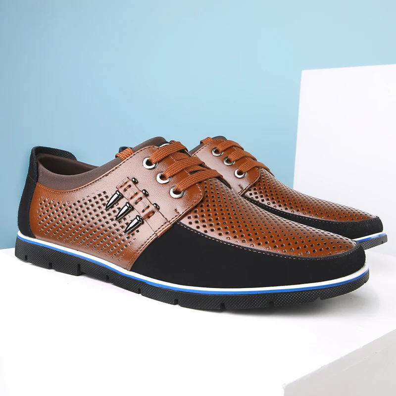 BIMUDUIYU Мужская обувь из натуральной кожи; сезон весна-лето; мужские кроссовки высокого качества; модная дизайнерская однотонная удобная мужская повседневная обувь