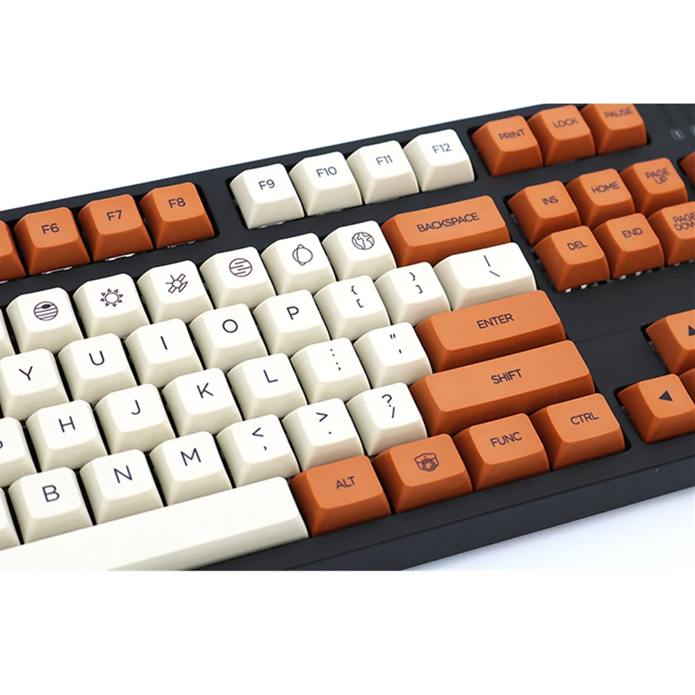  Mars colony profile XDA keycap 121 Keys dye sublimated For MX switches mechanical keyboard keycaps