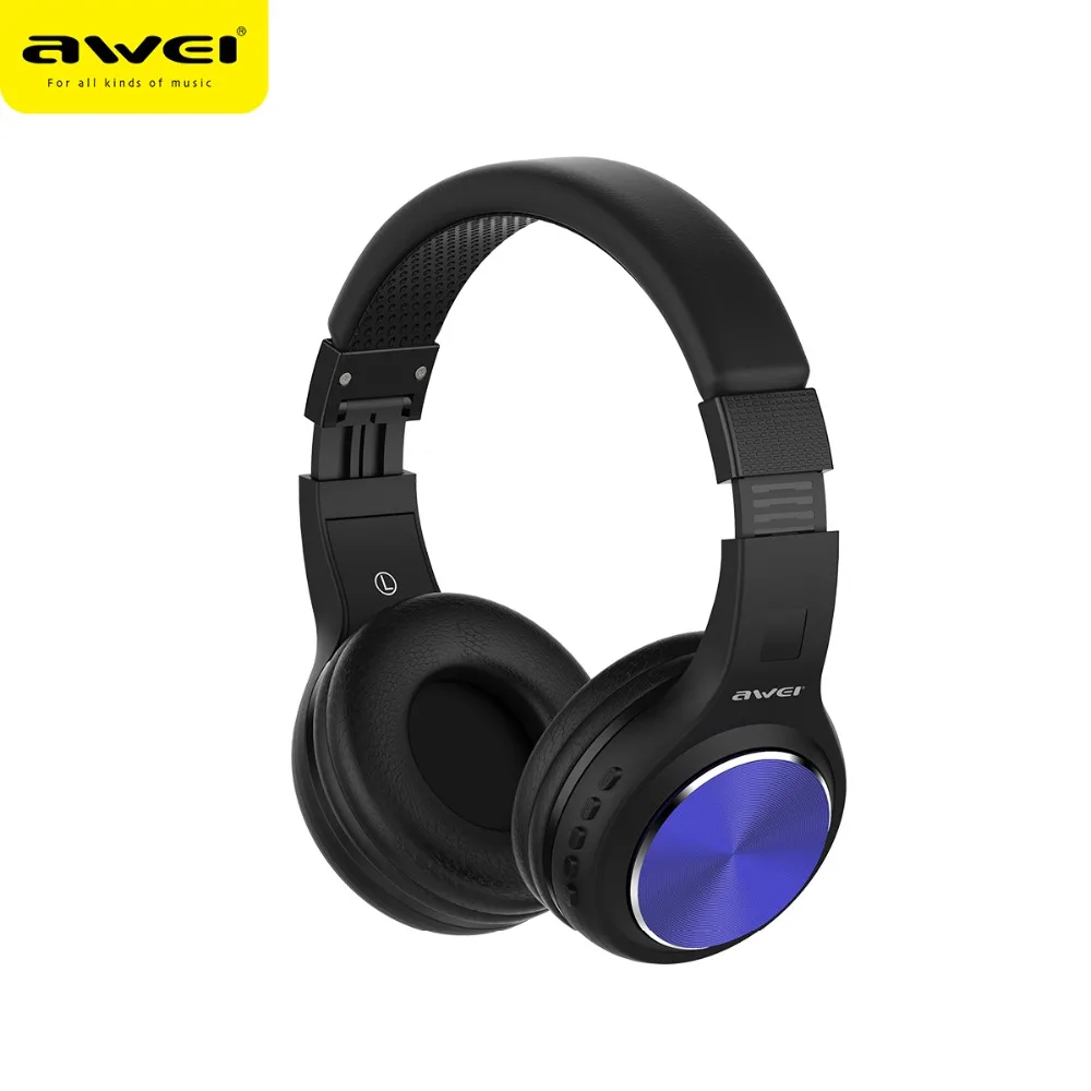AWEI A600BL foldalehi Fi стереонаушники Bluetooth беспроводные наушники Спортивная гарнитура с