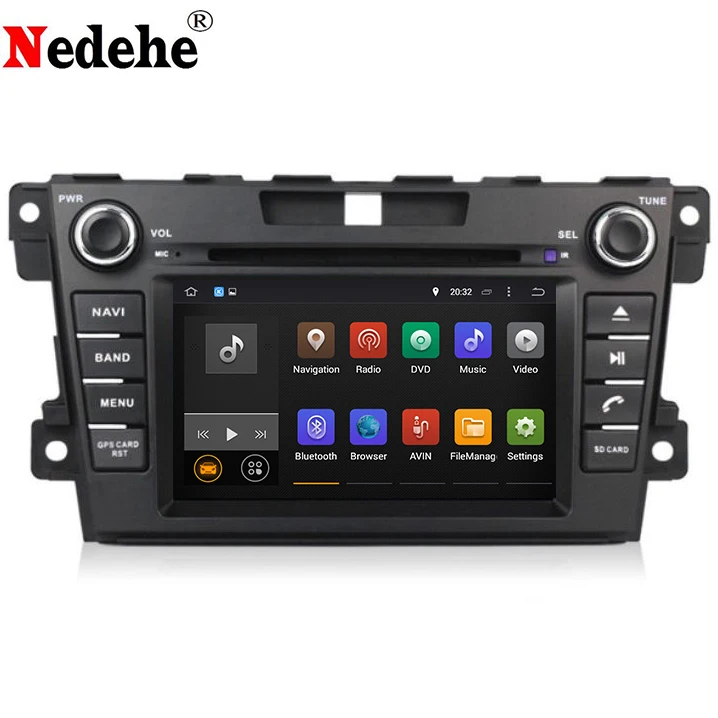 Perfect Nedehe 2G RAM Android 7.1 Car DVD Player For Mazda CX7 CX7 car radio stereo gps navigation Multimedia player with canbus 0