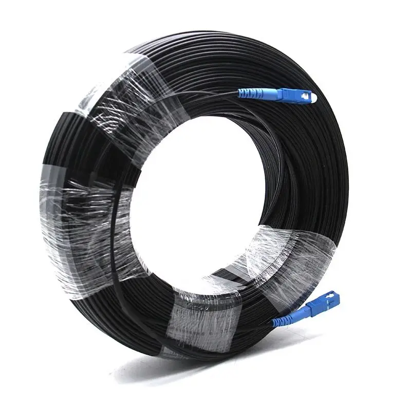 

FTTH Drop Cable Fiber Optic Patch Cord SC to SC Simplex Singlemode SC-SC 50 Meters SM Fiber Optic Jumper