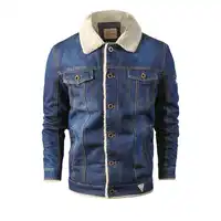 Robmoda Winter Fleece Parka Men Jeans Clothing Jackets For Men 2019 Fleece Solid Color Turndown Collar Plus Size L-6XL Hot Sale