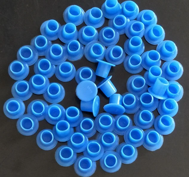 2000 шт пластик 6,7 мм Внутренний размер синий без держателя плоские базовые колпачки для тату-чернил чашки маленького размера