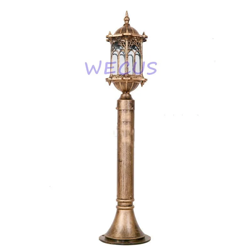 Lâmpada do Gramado ao ar Luzes de Estrada Livre Moda Jardim Varanda Sutiã Iluminação Decorativa Quintal Tuinverlichting Villa Corredor Luz 4 High Quality garden bollard