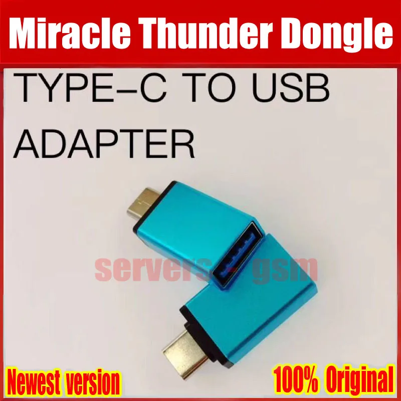 2020 новейший оригинальный Miracle Thunder Dongle + Boot JIG кабель EDL Type c к USB адаптеру|Детали