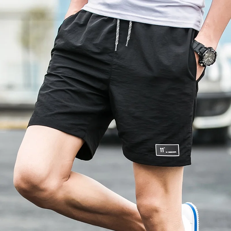 

Summer Drawstring Shorts Men Casual Beach Shorts Homme Quality Comfortable Mid Waist Male Clothing Plus Size M-5XL