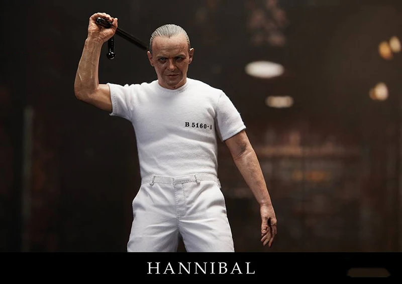 Для коллекции 1/6 полный комплект The Silence of the Lambs 1991 Hannibal Lecter белая тюрьма униформа вер./рубашка вер