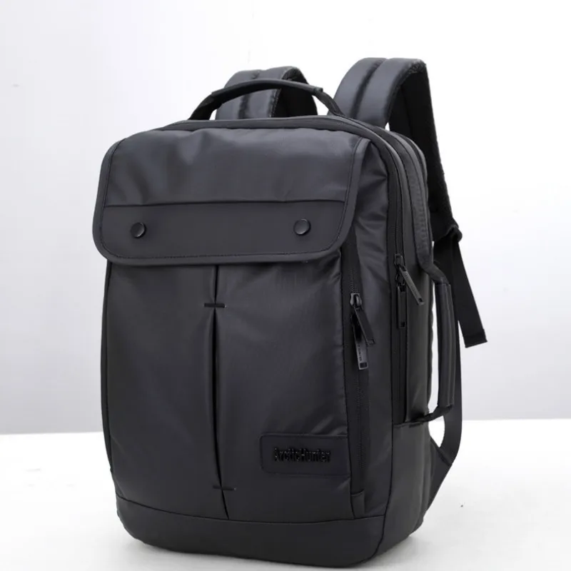 

ARCTIC HUNTER Men 15.6 Inch Laptop Backpack with Cover Waterproof Black Bookbags School Student Back Pack School Backpacks
