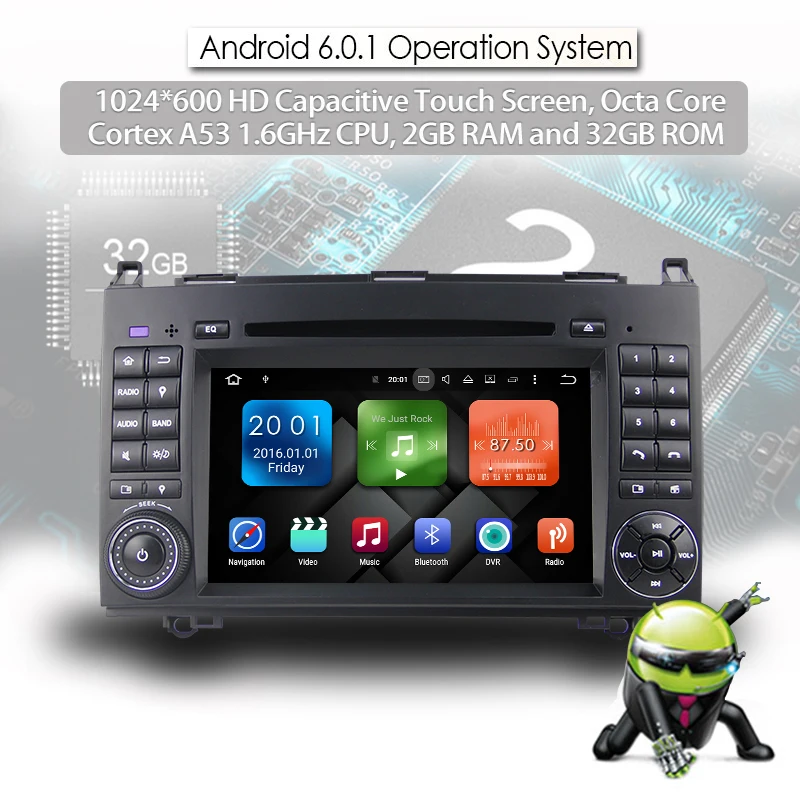 Sale 1024X600 Android 6.0.2 Octa Core Car DVD For Mercedes Benz Sprinter W169 W245 W906 Viano Vito W639 3G WIFI GPS Navigation Radio 9 Sale 1024X600 Android 6.0.2 Octa Core Car DVD For Mercedes Benz Sprinter W169 W245 W906 Viano Vito W639 3G WIFI GPS Navigation Radio 9
