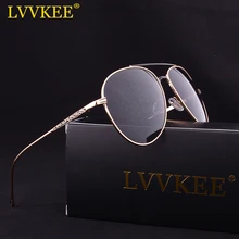 Lvvkee marca 2017 de alta calidad hd polarized aviator gafas de sol de los hombres/mujeres espejo de conducción gafas de sol de piloto 62mm de gran tamaño