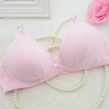 Puberty Young Girls Small Bras Children Teens Training Bra for Kids Wireless Pure Cotton Training Bra for Teenager Thin Cup Bra