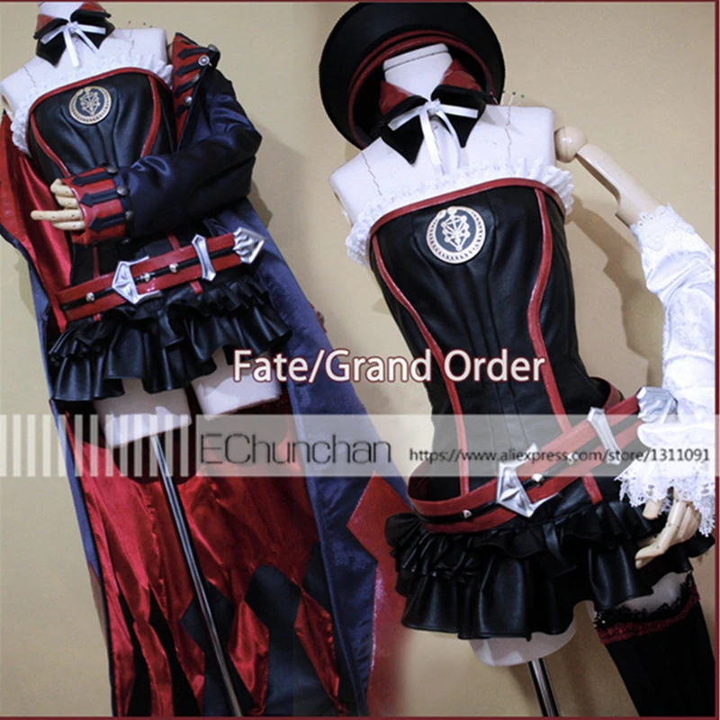 

2018 New arrival Fate Grand Order Helena Blavatsky Cosplay Costume custom made includes hat