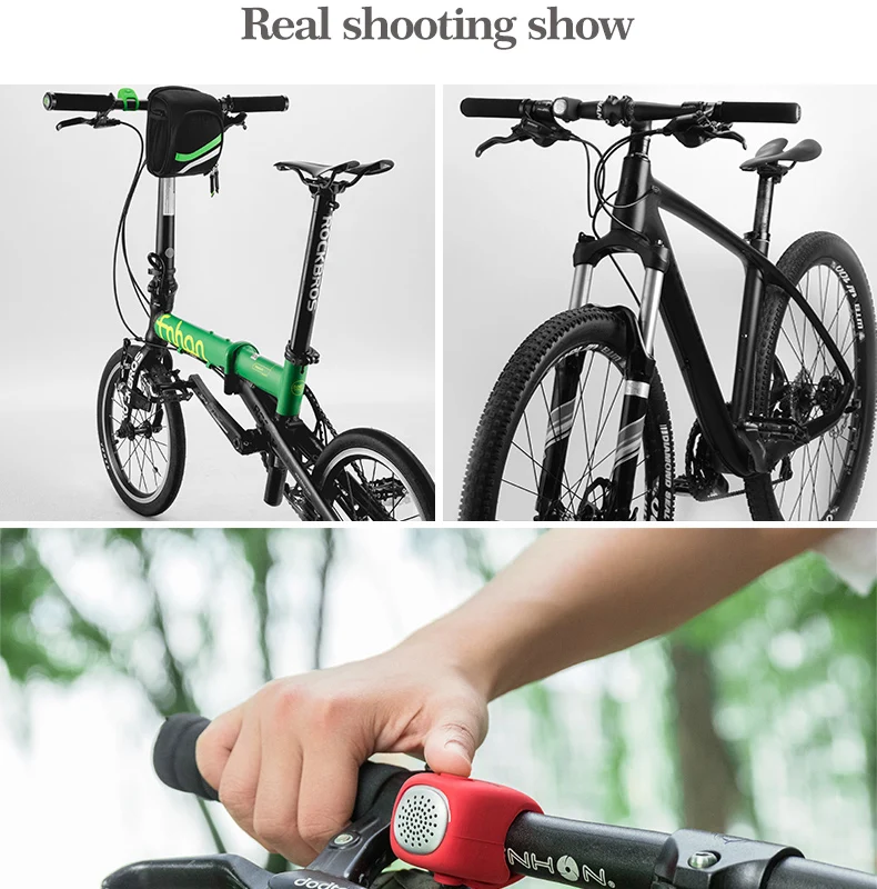 ROCKBROS, Электрические Велосипедные колокольчики, MTB, энергосберегающие колокольчики для шоссейного велосипеда, велосипедные аксессуары, велосипедные аксессуары, непромокаемые, 110 дБ