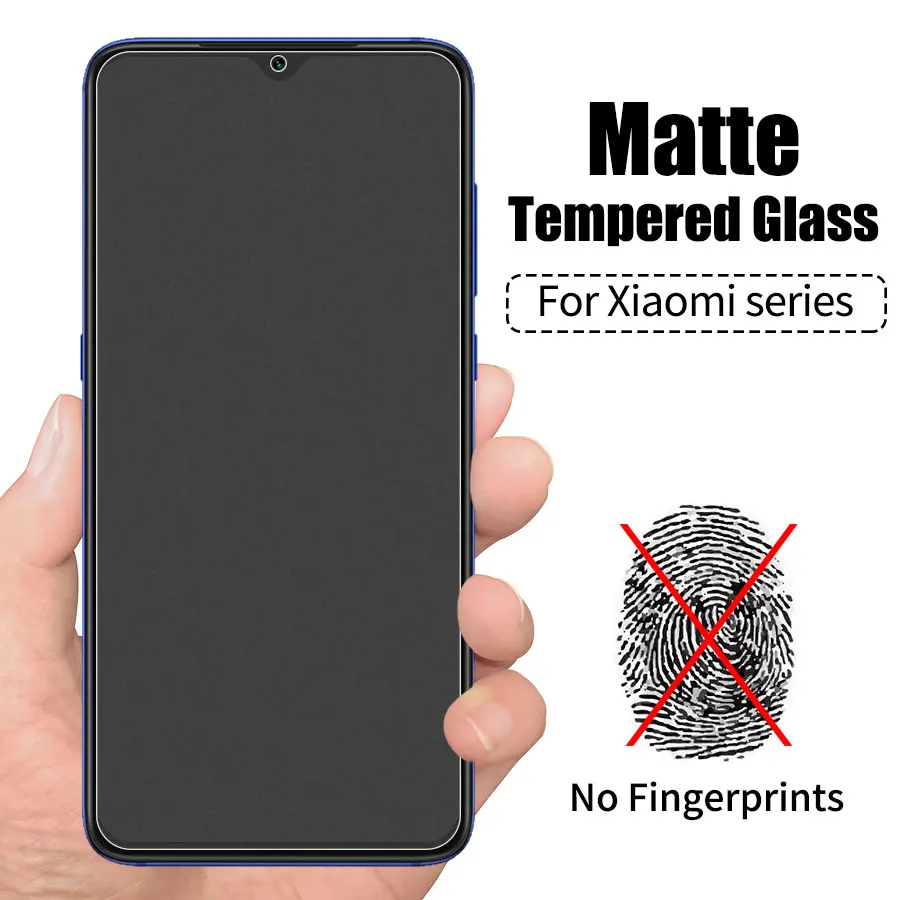 

Matte Tempered Glass For Xiaomi Mi 9 8 Max 3 Mix 2 2s A1 A2 2A 6 Anti Fingerprint Frosted On Redmi Note 7 Pro Screen Protector