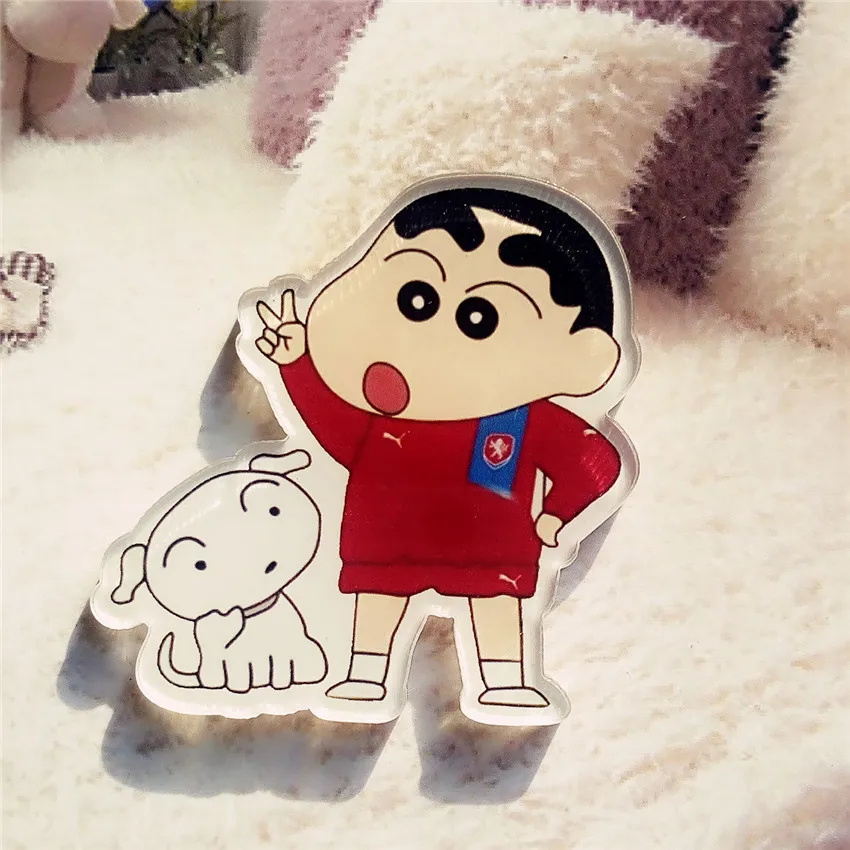 1 шт. Горячая милый мультфильм аминовая акриловая брошь Crayon Shin-chan значки булавка на рюкзак Одежда Декоративные броши - Окраска металла: 10