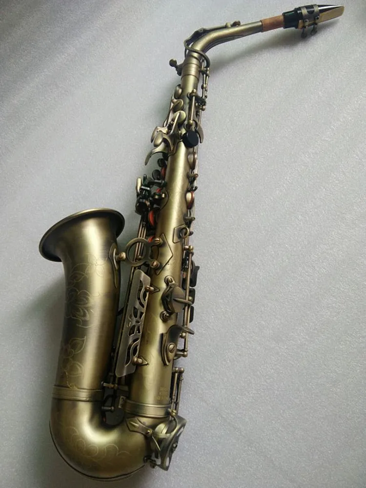 

Wholesale Hot sales new saxophone Alto Eb Antique copper High quality saxophone Professional Instrument manufacturers Sax