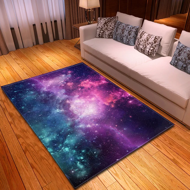 3D печать большие размеры ковры для гостиной дома Коврики таинственный Galaxy Звездное небо мягкий фланелевый салон декоративный коврик/ковер - Цвет: 15
