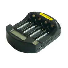 Ni-mh, LiFePo AA 14500 AAA 10440 Смарт зарядное устройство lcd 3,2 V 1,2 V 4 слота