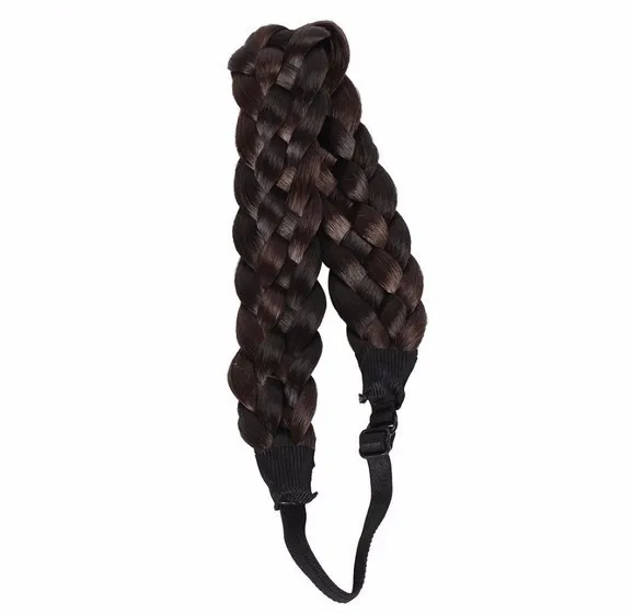 Fashion Bohemian Wigs Braid Thick Wide Headband Popular Fashion Hair Accessories Sadoun.com