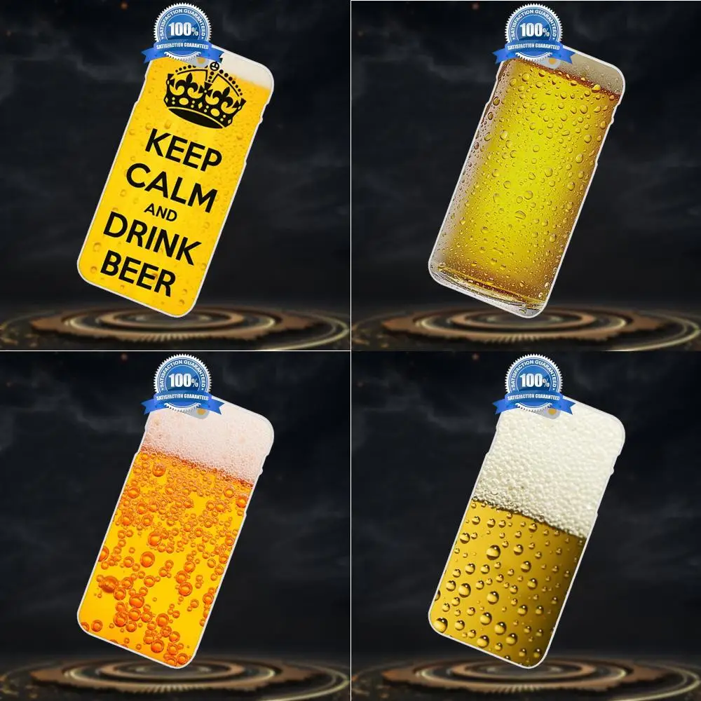 A Glass Of Beer Alcohol For Apple iPhone 4 4S 5 5C SE 6 6S 7 8 Plus X