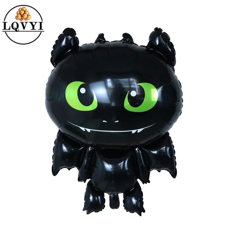 

1pc How to Train Your Tooth Balloons Black Dragon Toothless Balloon Ceremony Birthday Party Baby Boy Theme Hero Decorative Toys