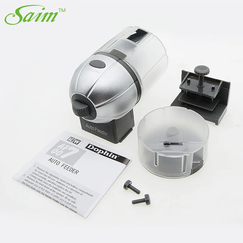 Saim Auto Fish Feeder Fish Tank Feeding Dispenser Timer Fish