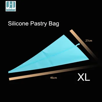 

XL Silicone Reusable Icing Piping Cream Pastry Bag DIY Cake Decorating Tool