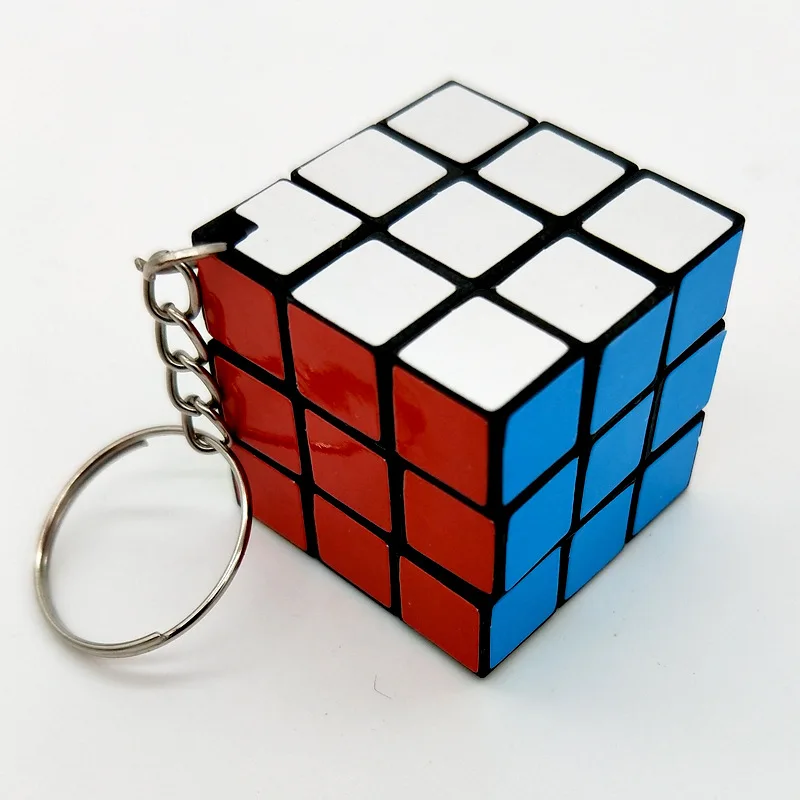 

3x3x3 3CM Magic Cubes keychain cubo rubiks Twist Cubic Puzzle Toys Rubiks Cube Phone Pendant Educational Toy For Children Gifts