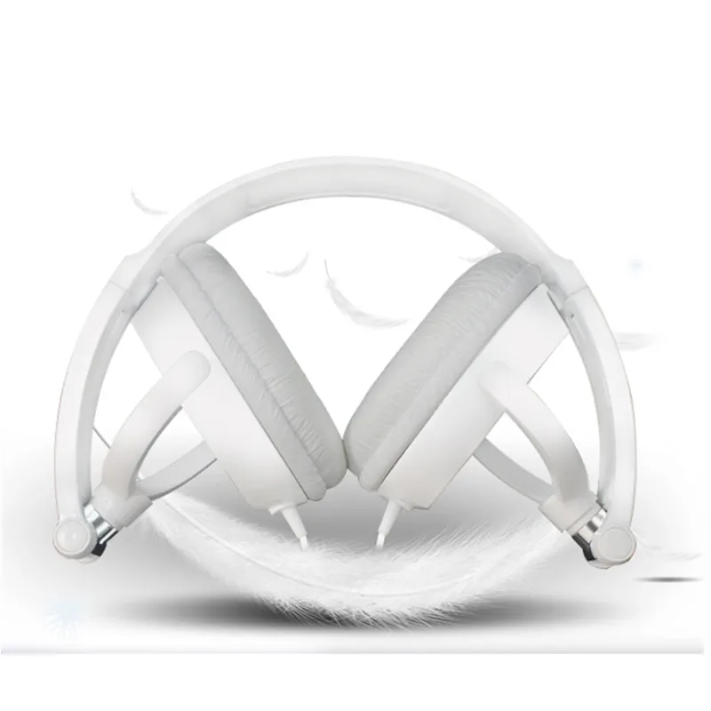 

New Wired Headsets With Microphone Over Ear Headphones Bass HiFi Sound Music Stereo Earphone For iPhone Xiaomi Sony Huawei PC