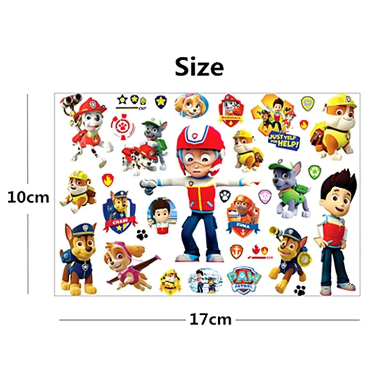The-Dog-Team-Child-Temporary-Body-Art-Flash-Tattoo-Sticker-10-17cm-Waterproof-Henna-Fake-Tatoo