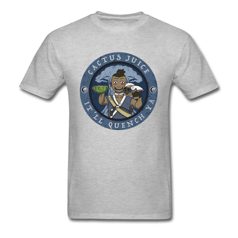 cactus juice 6021 Discount Design Tops Shirts Round Collar Father Day Pure Cotton Short Sleeve T-Shirt for Men Casual Tee Shirt cactus juice 6021 grey