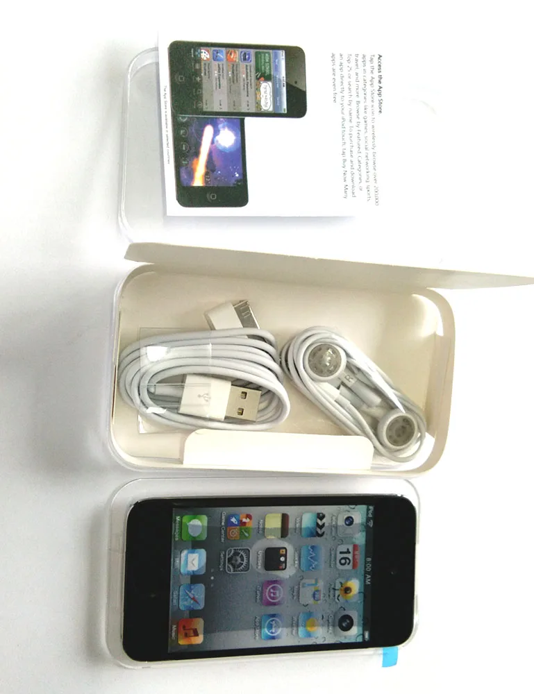 Новой оригинальной упаковке для Apple iPod Touch 4th Generation 8 ГБ белый и черный новый