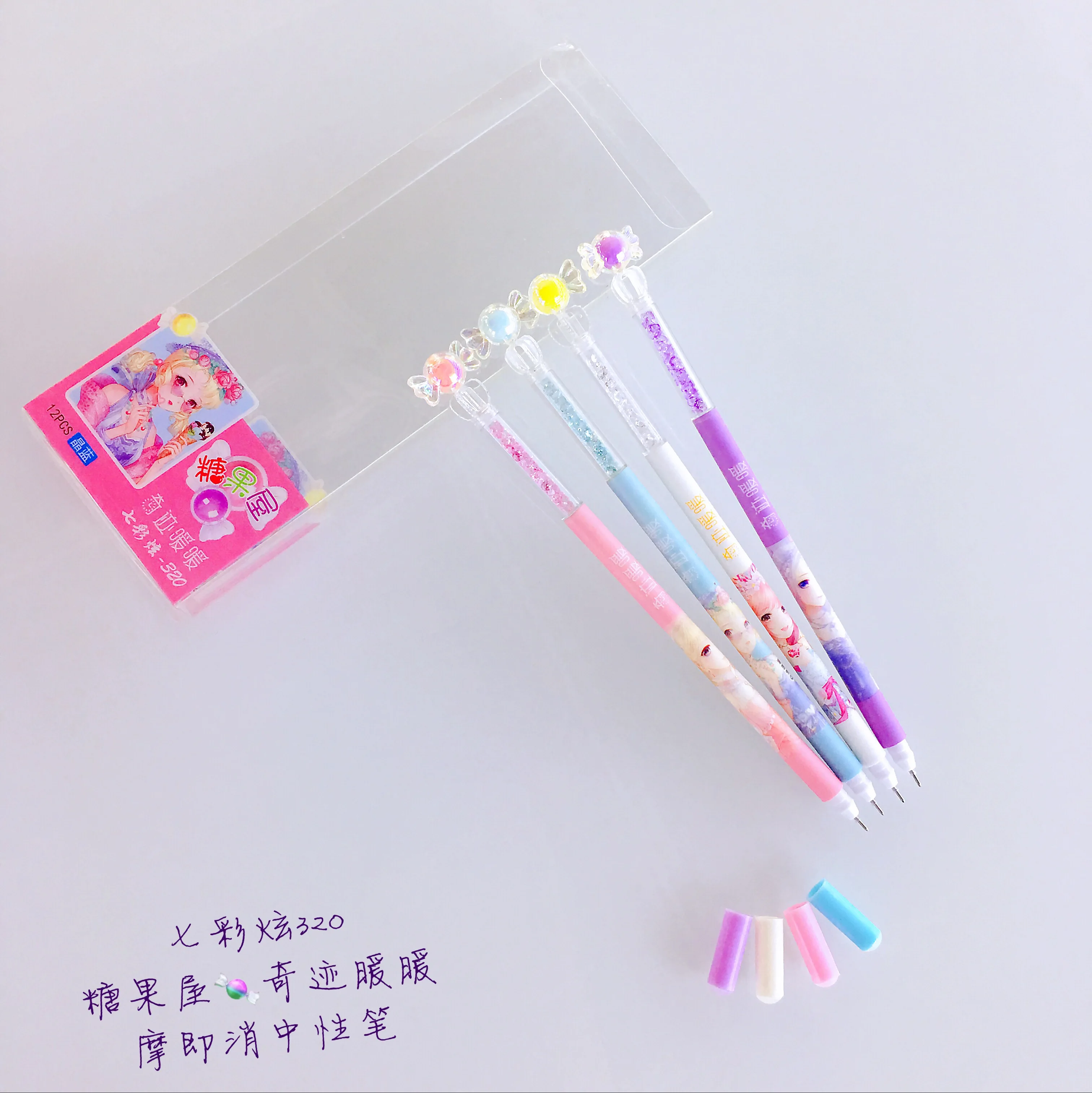 

1 Piece Lytwtw's Cute Kawaii Gel Pens New Candy Spot Mosquito Repellent Incense Gel Pen Signature Student Office Supplies